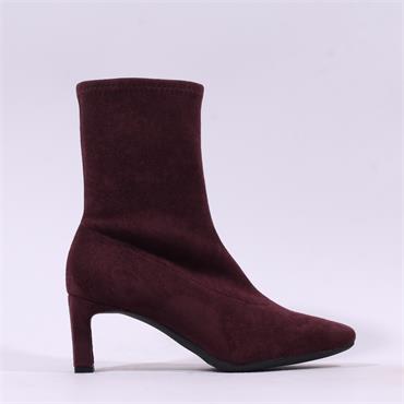 Wonders Vita High Heel Stretch Boot - Burgundy
